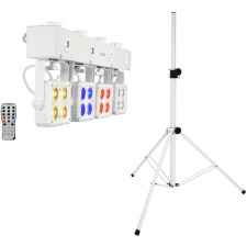 Eurolite Set LED KLS-180 white + BS-2 EU Loudspeakerstand white világítás