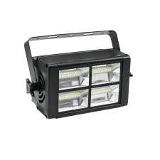 Eurolite SMD-48 LED Mini stroboszkóp, 4 rekeszes, DMX, kengyellel party kellék