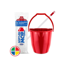 Euroll SoftMOP extra felmosó készlet (vödör+nyél+mop) takarító és háztartási eszköz