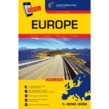  EURÓPA AUTÓATLASZ 2015-2016 (KÖTÖTT) 1:800.000 utazás