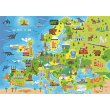 Európa térképes puzzle 150 darabos puzzle, kirakós