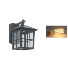  Európai stílusú kültéri fali fény, retro alumínium kialakítás, vízálló IP54, B kültéri világítás