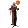 EuroPalms Halloween figura bohóc lufival  animált  166cm