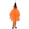 EuroPalms Halloween figura szellem boszorkánysapkával  150cm