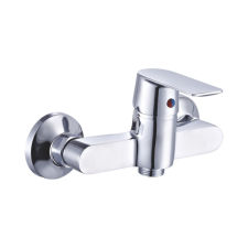 Eurostandard zuhany csaptelep - zuhahyszettel - fix falitartóval - KRÓM csaptelep