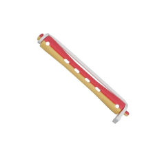 Eurostil Dauercsavaró Műanyag-Piros-Sárga 9,1cm,9mm 12db/cs 00903 hajápoló eszköz