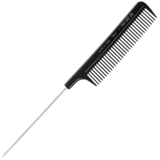 Eurostil Fésű Stíl - Tupírozáshoz, Fémtűs véggel, Fekete 21,5cm 01467 fésű