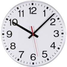 EuroTime (55000) Rádiójel vezérlésű Falióra 300 mm Fehér (55000) falióra