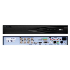 EuroVideo EVD-T08/200A4FH HD-TVI Hybrid DVR, 8 cs., 200 fps/1080p, 4 audio BE, 1 audio KI, VGA, HDMI,2x4 TB SATA HDD biztonságtechnikai eszköz