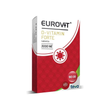 EUROVIT D-VITAMIN 3000NE FORTE TABL. 90X vitamin és táplálékkiegészítő