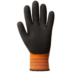 EUROWINTER téli narancs kesztyű latex tenyér+csb réteg 9