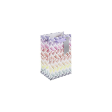 Eurowrap Ltd. Eurowrap ajándéktasak (12,7x20,3x9 cm) pasztell hullámos (5) ajándéktasak