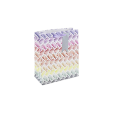 Eurowrap Ltd. Eurowrap ajándéktasak (21,5x25x10 cm) pasztell hullámos (5) ajándéktasak