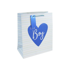 Eurowrap Ltd. Eurowrap ajándéktasak (26,5x33x14 cm) Baby, Its a boy, világoskék (5) ajándéktasak