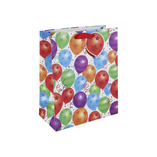 Eurowrap Ltd. Eurowrap ajándéktasak (26,5x33x14 cm) színes lufis (5) ajándéktasak