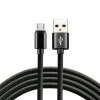 EverActive fonott micro USB tápkábel töltőkábel 2.4A 30 cm