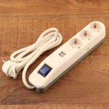 EverFlourish Hungary Kft. Asztali elosztó ICE 3-as kapcsolós +2USB hosszabbító, elosztó