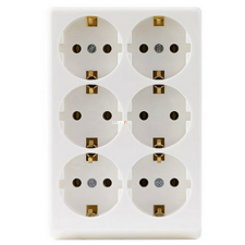 EverFlourish Hungary Kft. Hatos elosztó, szerelhető, fehér villanyszerelés