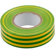 EverFlourish Hungary Kft. Szigetelőszalag, 19mm x 20m, zöld/sárga villanyszerelés