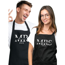 Évfordulós kötény - Mr és Mrs lakástextília