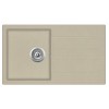 EVIDO EASY 45S gránit mosogató 760x440 bézs, doboz nélkül, lefolyógarnitúrával