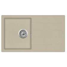 EVIDO EASY 45S gránit mosogató 760x440 bézs, doboz nélkül, lefolyógarnitúrával mosogatótálca