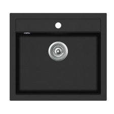 EVIDO Quadro 6 Antracit színű Gránit mosogatótál (105542) mosogatótálca