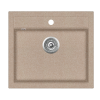 EVIDO Quadro 6 gránit mosogató, 562 x 510mm, avena