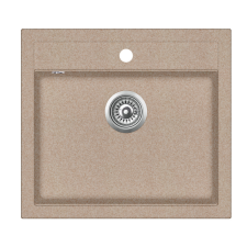 EVIDO Quadro 6 gránit mosogató, 562 x 510mm, avena mosogatótálca