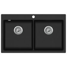 EVIDO Quadro 9 gránit mosogató, 860 x 510 mm, antracit mosogatótálca