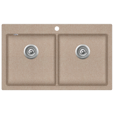 EVIDO Quadro 9 gránit mosogató, 860 x 510mm, avena mosogatótálca