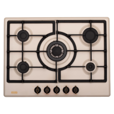 EVIDO RUSTIC-H 70C gáz főzőlap, 70 cm,bézs/bronz főzőlap