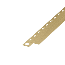  Eviso hátsó Eviso esésprofil csiszolt arany 150 cm rozsdamentes acél LCGO0202 élvédő, sín, szegélyelem