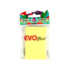 EVO Jegyzettömb öntapadó, 50x75mm, 100lap, sárga (EV6C03GA) (EV6C03GA) post-it