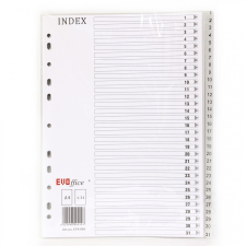 EVO Regiszter karton Evo 1-31 regiszter és tartozékai