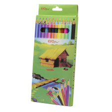 EVO Színes ceruza készlet, hatszögletű 12 klf. szín színes ceruza
