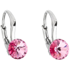 Evolution Group 31230.3 Swarovski® kristályokkal díszítve (925/1000, 1,2 g, rózsaszín) fülbevaló