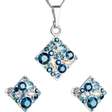 Evolution Group 39126,3 aqua készlet Swarovski kristályokkal díszítve (8590962393156) ékszer szett