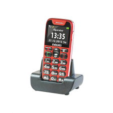 Evolveo EasyPhone EP-500 GSM mobiltelefon időseknek piros mobiltelefon