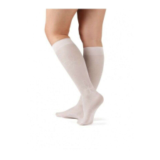 EVONA - BAMBI/REBECA mintás lányka térdzokni, 20 DEN 7-12 év fehér gyerek zokni