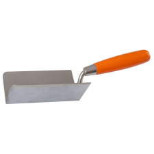 EvoTools belső sarok rozsdamentes acél simító, hossza 80 mm, szélessége 60 mm kőműves és burkoló szerszám