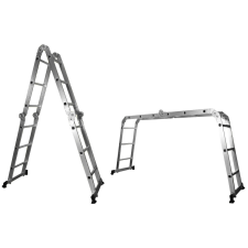 EVOTOOLS BuildXell multifunkcionális létra, alumínium, 15 fok létra és állvány