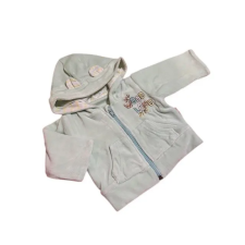 Ewa Plüss Pattentos Kocsikabát - Menta Kapucnis "Wood Land" 56 babakabát, overál, bundazsák