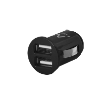 Ewent EW1220 2 portos USB mini autós töltő 2.1A autós kellék