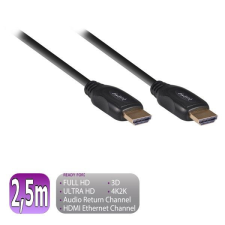 Ewent HDMI-HDMI kábel 2, 5m Black kábel és adapter