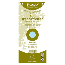Exacompta 105x240mm 100db/cs kék elválasztócsík regiszter és tartozékai