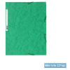 Exacompta A4 zöld prespán gumis mappa