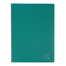 Exacompta bemutató mappa, PP, 30-zsebes, türkiz zöld mappa
