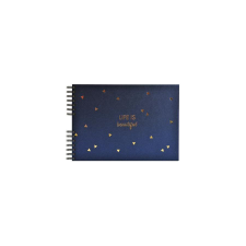 Exacompta Fotóalbum, spirál, 32x22 cm, 25 lap, EXACOMPTA "Life", kék fényképalbum