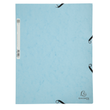 Exacompta gumis mappa, A4, 400g, pasztell kék mappa
